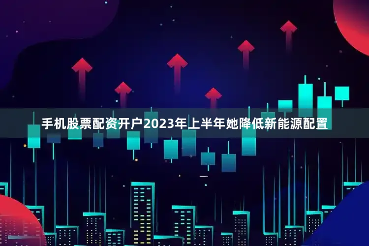 手机股票配资开户2023年上半年她降低新能源配置