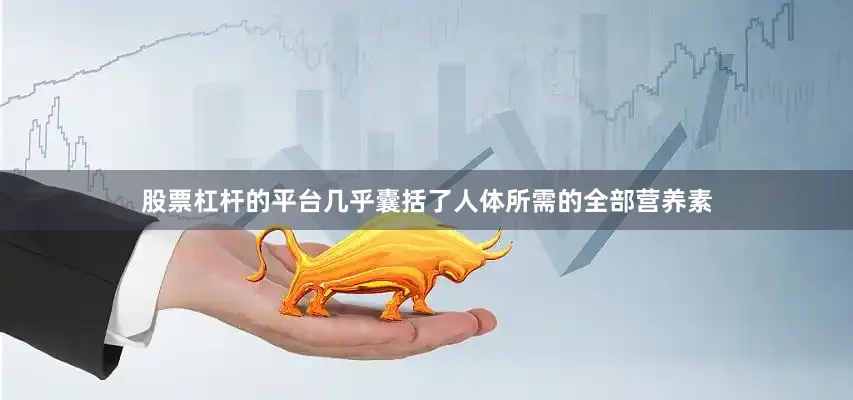 股票杠杆的平台几乎囊括了人体所需的全部营养素