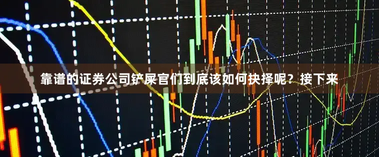 靠谱的证券公司铲屎官们到底该如何抉择呢？接下来
